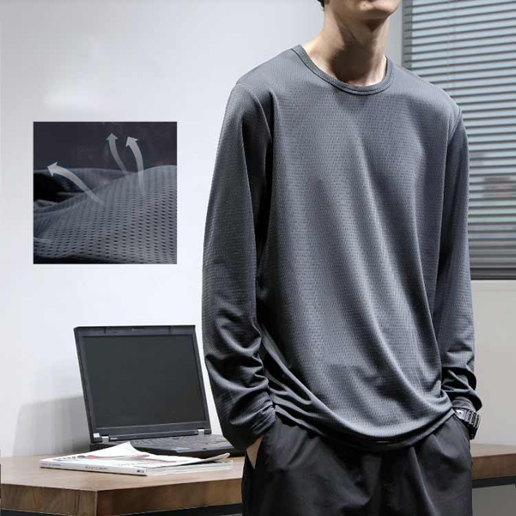 楽天市場】涼しい Tシャツ メンズ 長袖 迷彩柄 ドライ メッシュ ロング