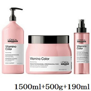 楽天市場】ロレアル セリエ ビタミノカラー シャンプー 1500ml +
