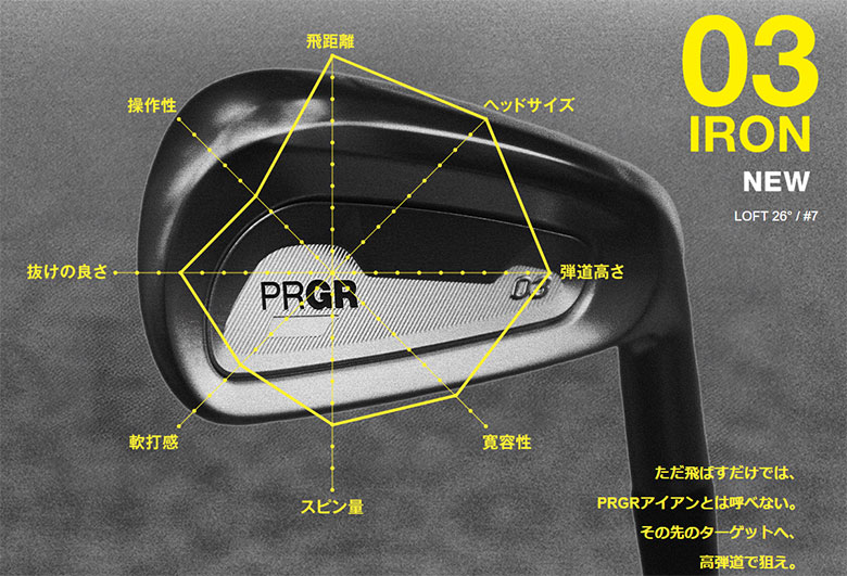 楽天市場】プロギア 03 アイアン単品 スペックスチールIII Ver.2