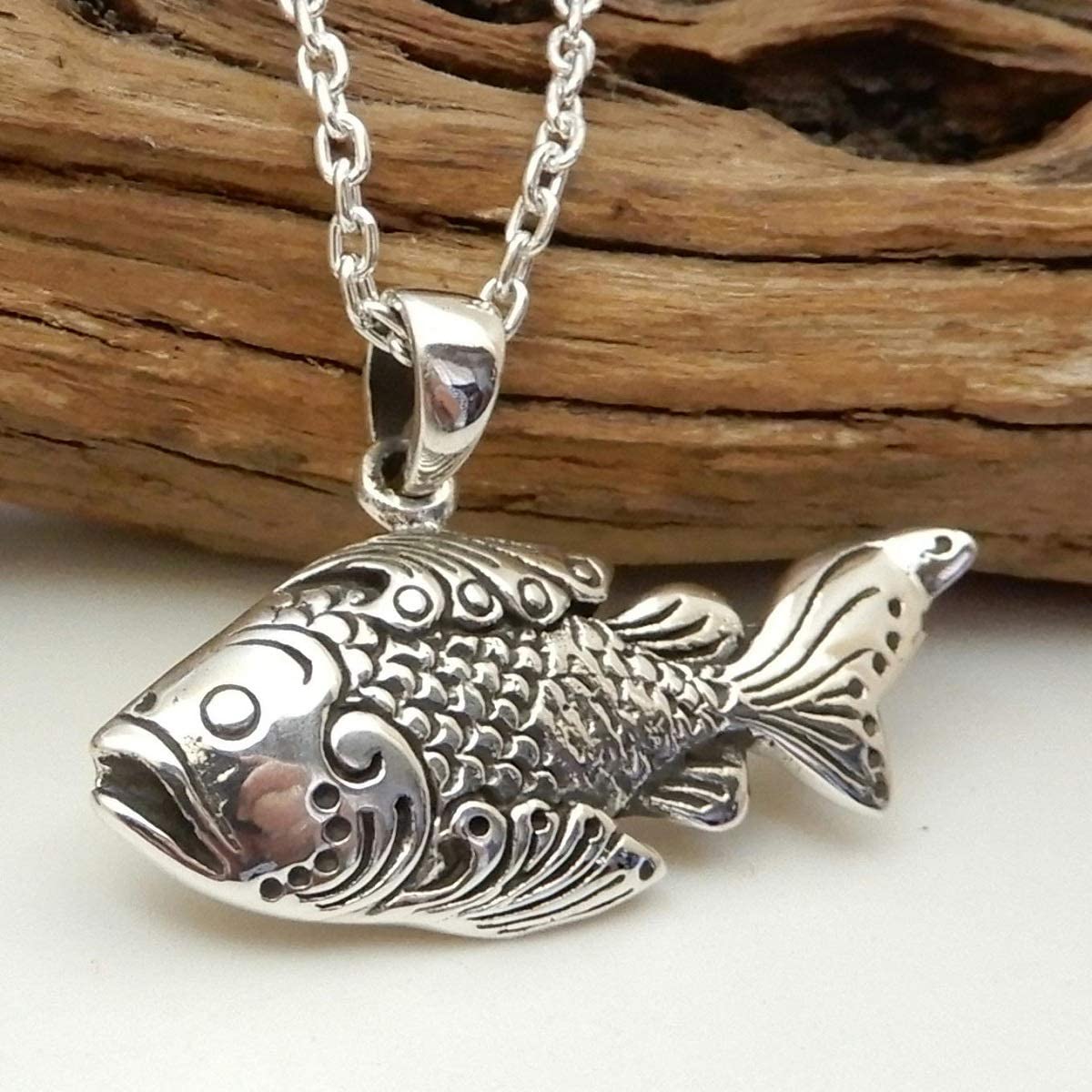 楽天市場】ネックレス メンズ シルバー925 お魚ネックレス フィッシュ