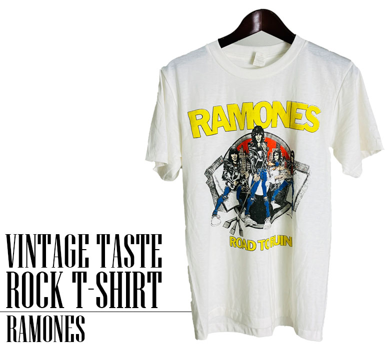 楽天市場】ヴィンテージ風 Ramones Tシャツ ラモーンズ ロックTシャツ