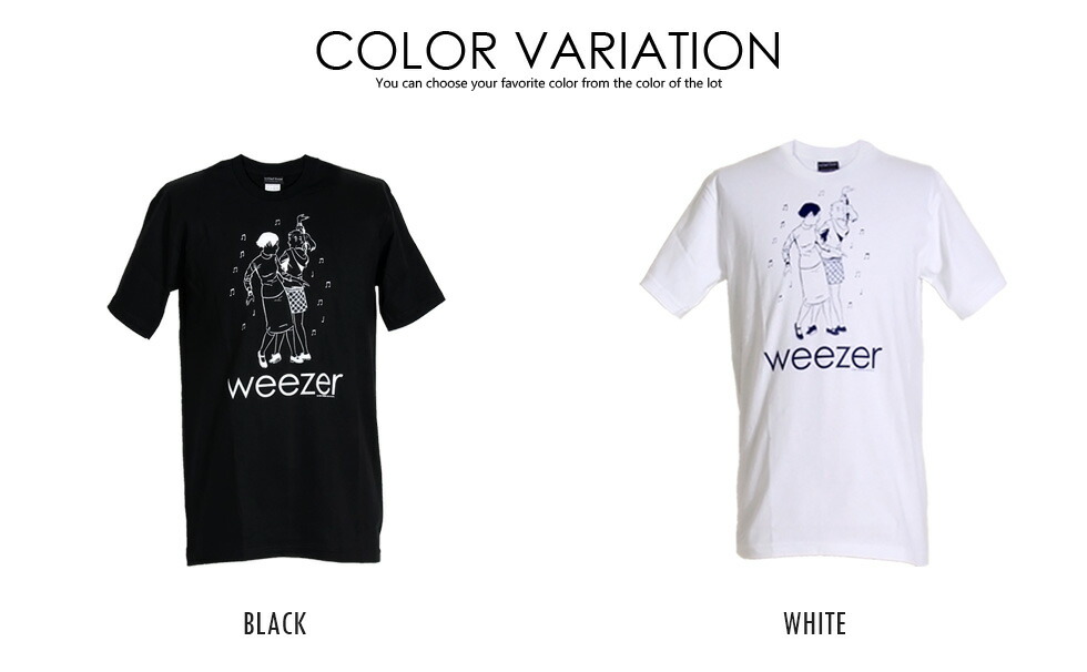 楽天市場】Weezer Tシャツ ウィーザー Dancing Girls ロックTシャツ