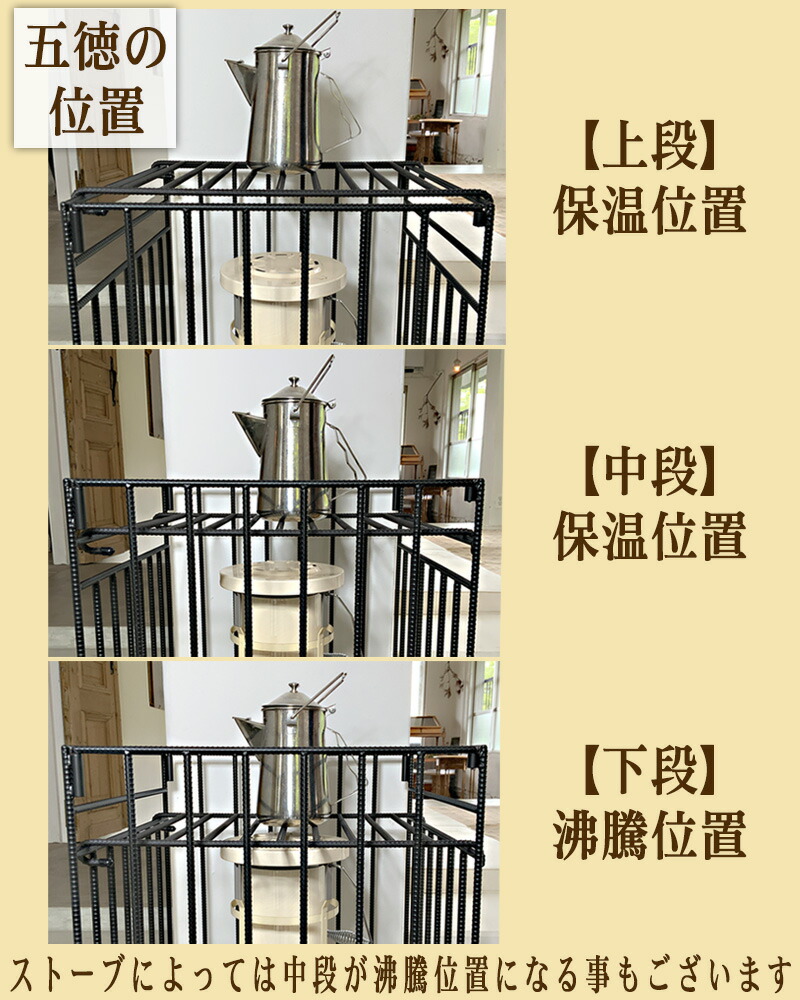 楽天市場】格子13本 ストーブガード 折畳み 収納タイプ 対流式 屋根
