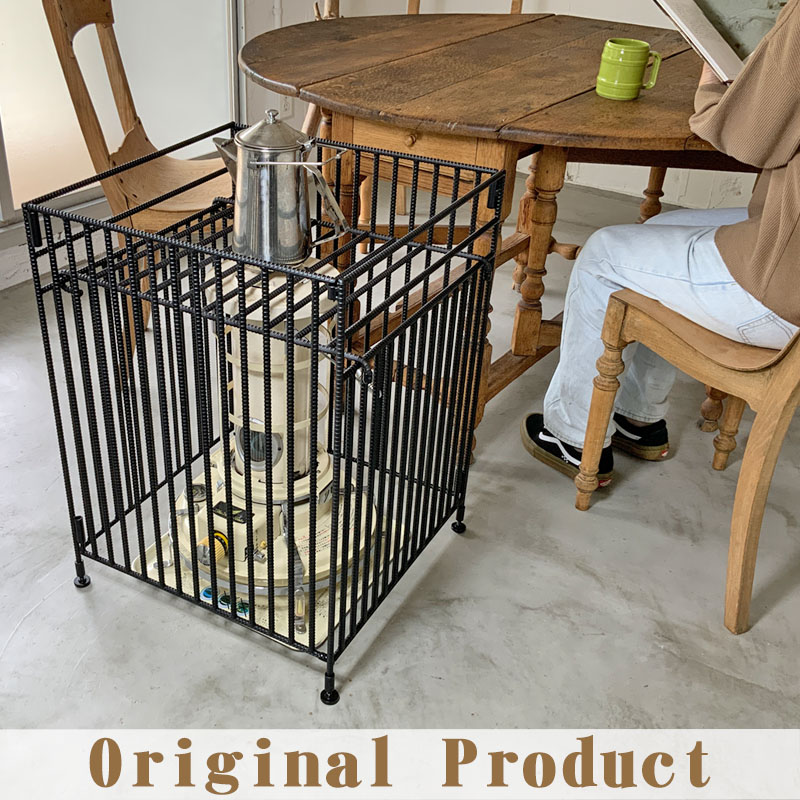 楽天市場】格子13本 ストーブガード 折畳み 収納タイプ 対流式 屋根