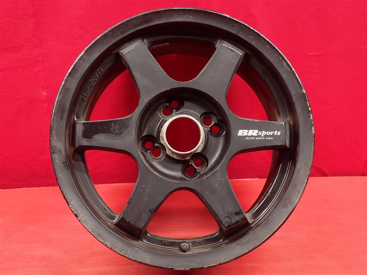 楽天市場】ブラックレーシング BR sports 1P 6.5Jx15 +45 4/100 114.3
