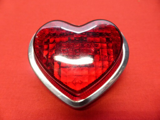 楽天市場】汎用 ハート型 マーカーランプ（レッド） 赤 ロケットカウル