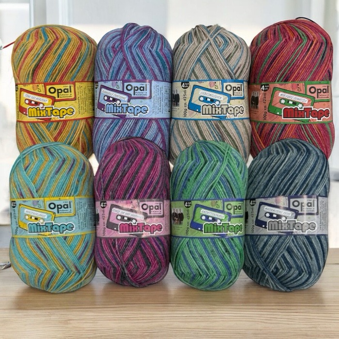 楽天市場】【新商品】Opal 毛糸 Mixtape(ミックステープ）全8玉セット