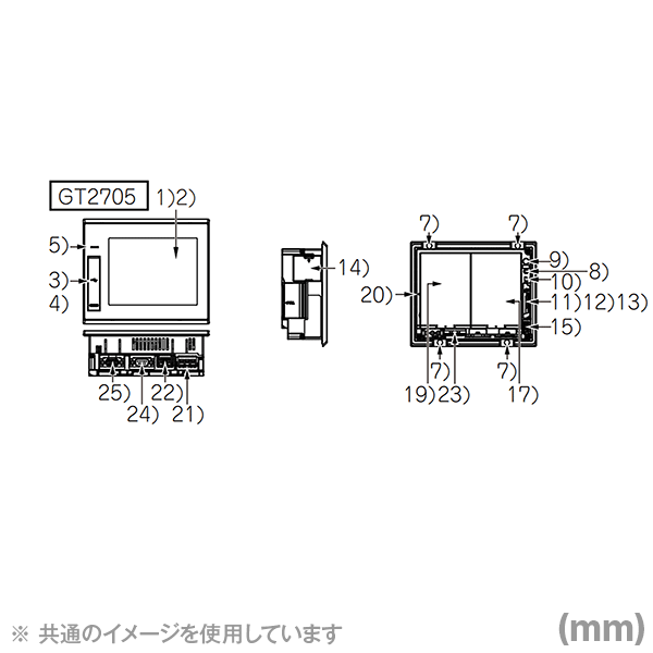 楽天市場】三菱電機 GT2705-VTBD 表示器GOT2000 タッチパネル