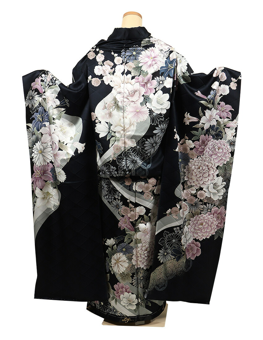 楽天市場】振袖 販売 単品 成人式 濃紺 古典 正絹 新品 振袖ブランド
