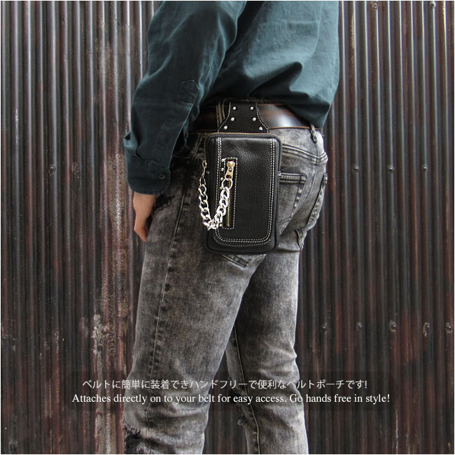 楽天市場】本革 ミニ ベルトポーチ スマホポーチ ウエストポーチ