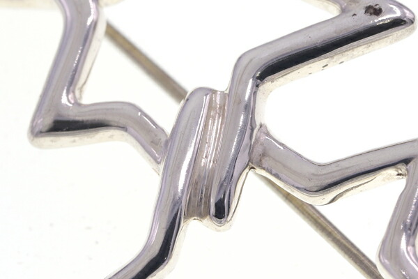 楽天市場】ティファニー ブローチ トリプルスター SV スターリング