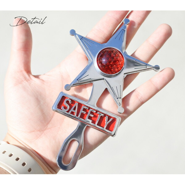 楽天市場】ライセンストッパー SAFETY STAR 全2種 カスタムパーツ