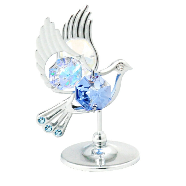 Swarovski 二羽の鳥のクリスタルフィギュア 高さ9cm Swarovski 二羽の