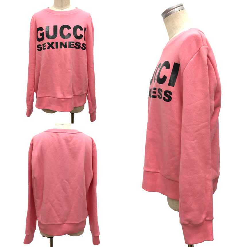 楽天市場】セール GUCCI グッチ SEXINESS プリント スウェットシャツ