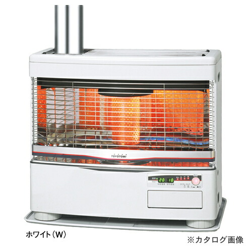 楽天市場】トヨトミ HR-650F(W) ホワイト 煙突式ストーブ 畳数めやす