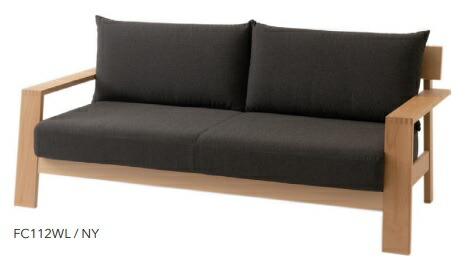 楽天市場】【開梱設置送料無料】10年保証 飛騨産業製2.5Pソファ nae