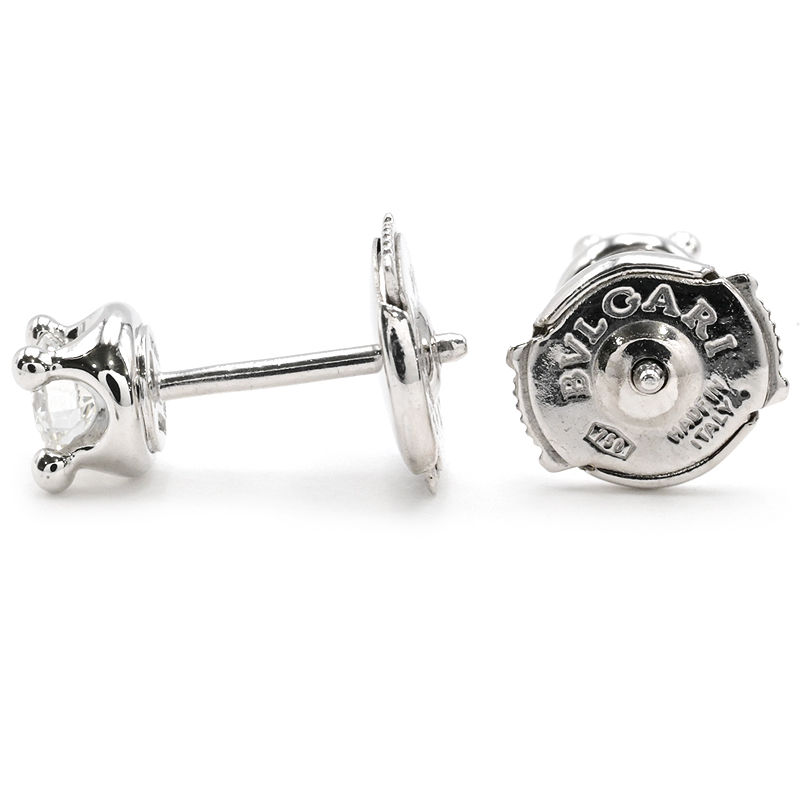 楽天市場】[返品OK] ブルガリ コロナダイヤモンドピアス K18WG