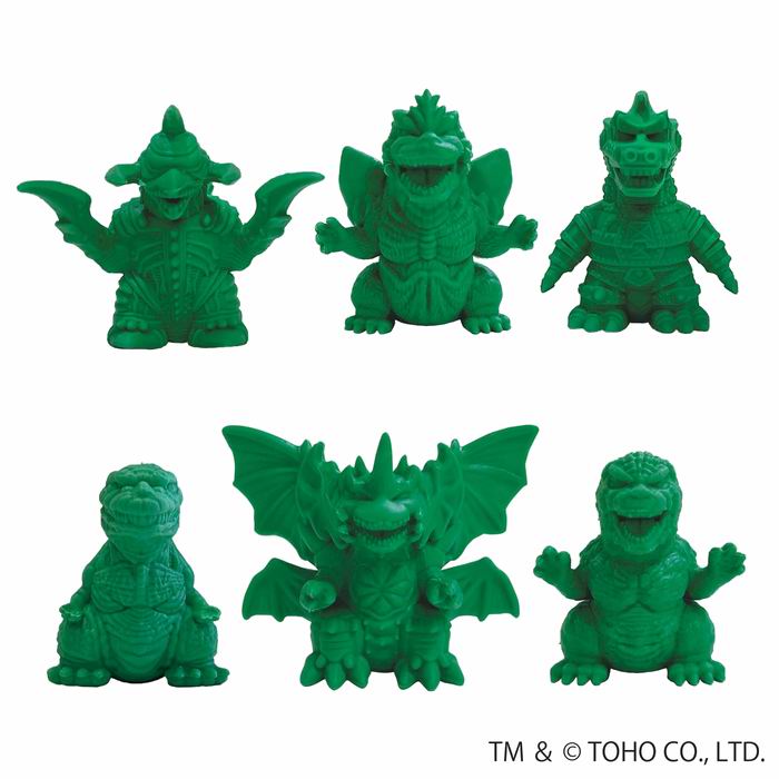 楽天市場】ゴジラ けしごむコレクション (1BOX3個入り) 全12種x4カラー