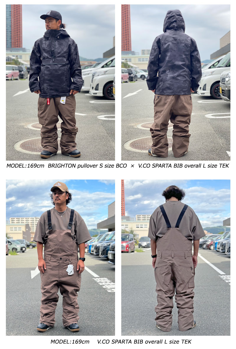 楽天市場】23-24 VOLCOM/ボルコム V.CO SPARTA BIB overall メンズ