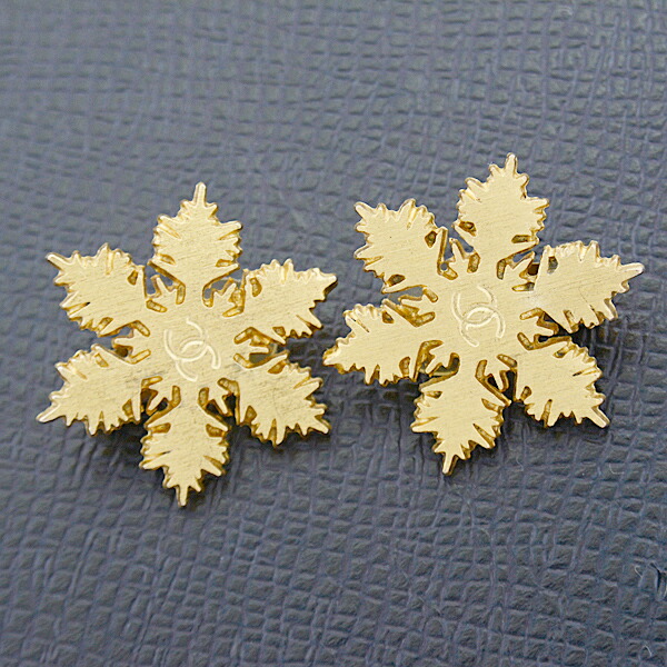 楽天市場】シャネル イヤリング レディース 雪の結晶 スノーフレーク