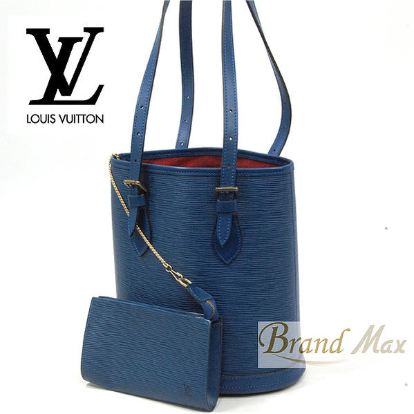 楽天市場】ルイヴィトン スペシャルオーダー エピ バケツPM 青【中古