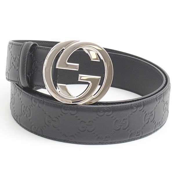 楽天市場】グッチ ベルト メンズ インターロッキングG シグネチャー