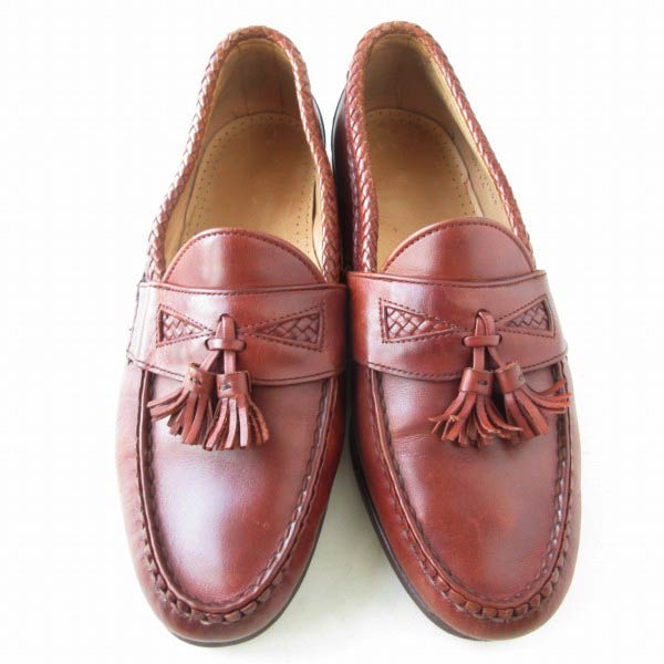 楽天市場】USA製 アレンエドモンズ Maxfield タッセル ローファー 茶系