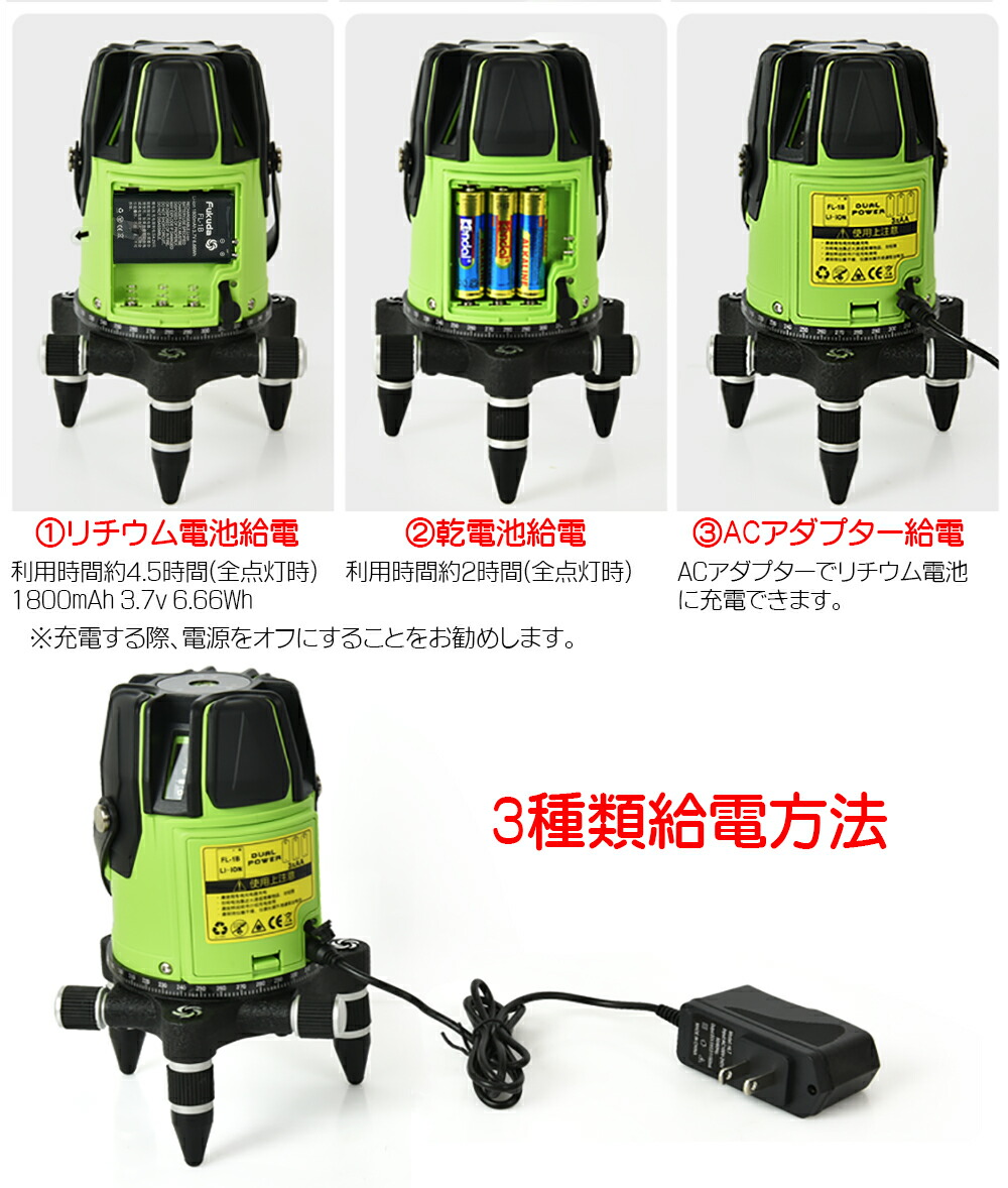 楽天市場】P10倍 EK-400GJ墨出し器☆ PSE認証 一年保証 FUKUDA 福田