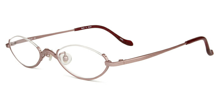 楽天市場】ティフィール Ti-feel クールベリーピンク アンダーリム 46