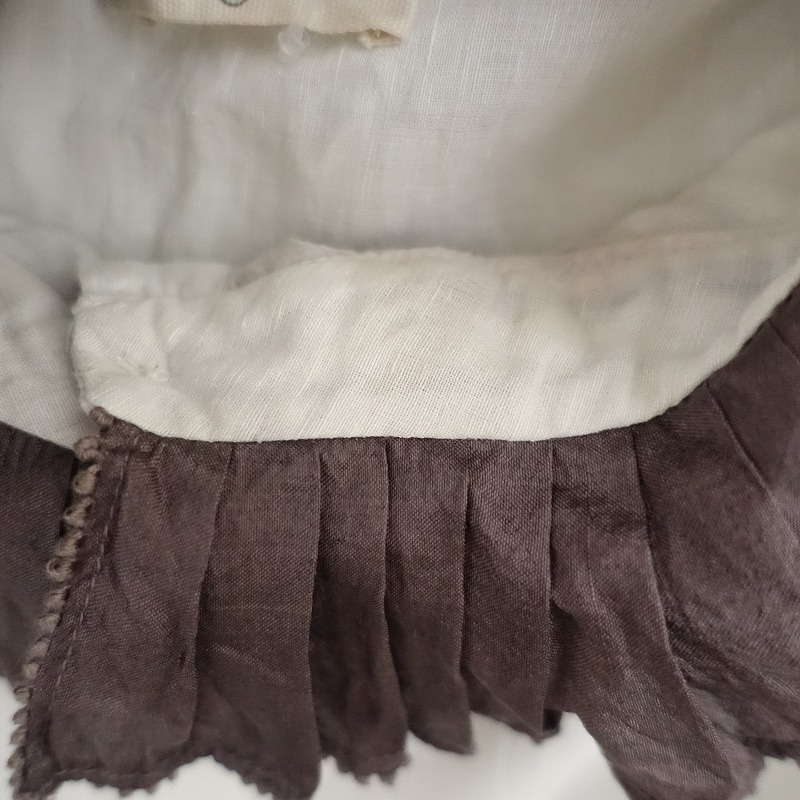 楽天市場】【定価3.1万】 ブノン BUNON フリルカラーブラウス L【中古