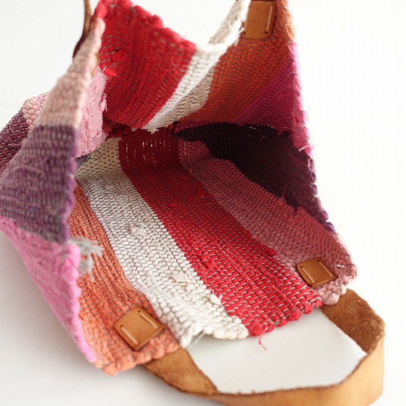 楽天市場】//梅原和香 裂き織りバッグ 【中古】【70A42】 : ブランド