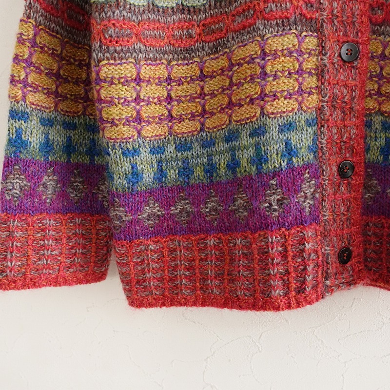 楽天市場】クラフトヒロ craft HIRO パッチワークデザインニット