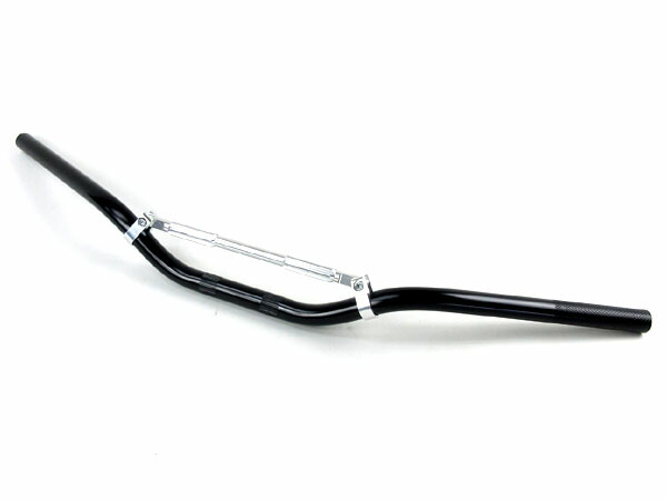 楽天市場】【新品】アルミハンドルバー ブレスバー付 高さ60mm 黒