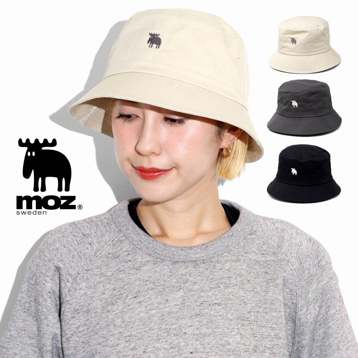 楽天市場】MONCLER モンクレール Bucket Hat バケットハット バケハ