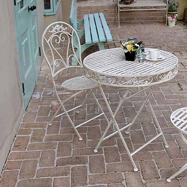 楽天市場】最大1000円OFFクーポン□ホワイト アイアン テーブル 幅 70