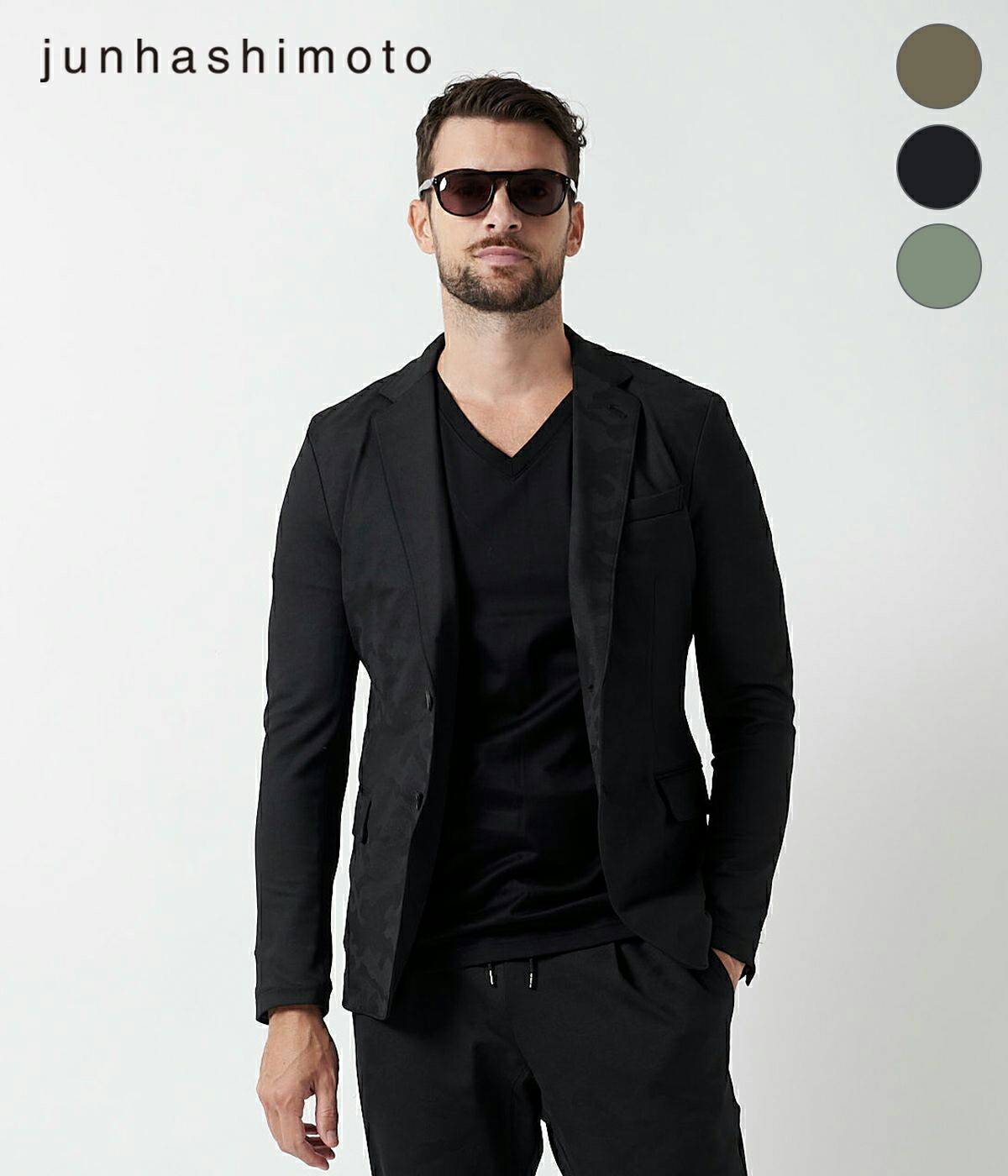 楽天市場】【junhashimoto|ジュンハシモト】JERSEY JACKET -EMBOSS