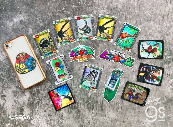 楽天市場】ムシキング ダイカットステッカー 20thキービジュアル 周年