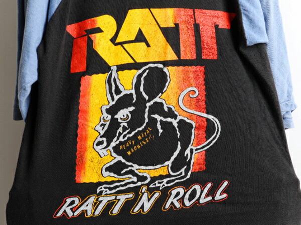 美品 RATT ラット Tシャツ 90s 美品 RATT ラット Tシャツ 90s シングル