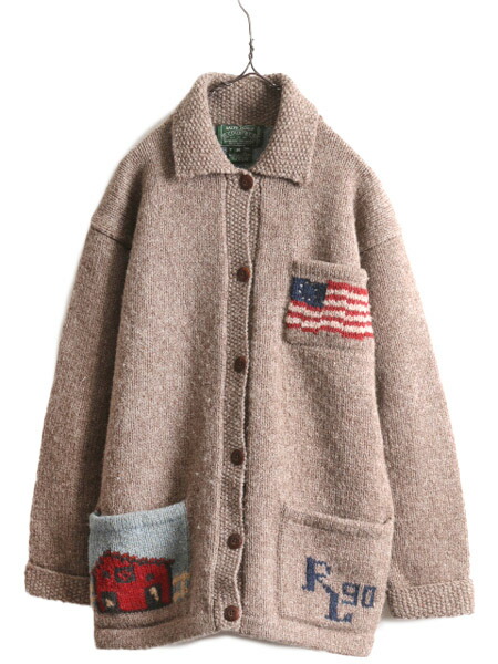 楽天市場】RL-90 手編み 90s ポロカントリー ラルフローレン ハンド
