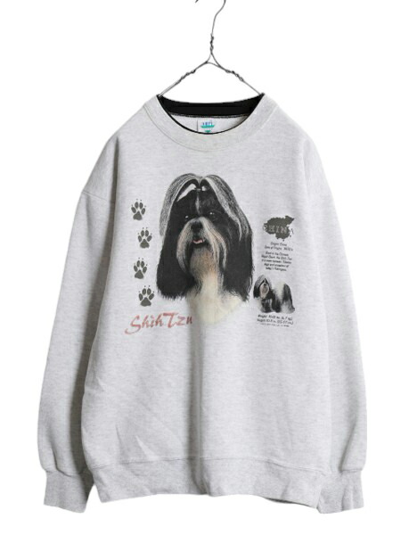 楽天市場】90s USA製 ドッグ アート イラスト プリント スウェット