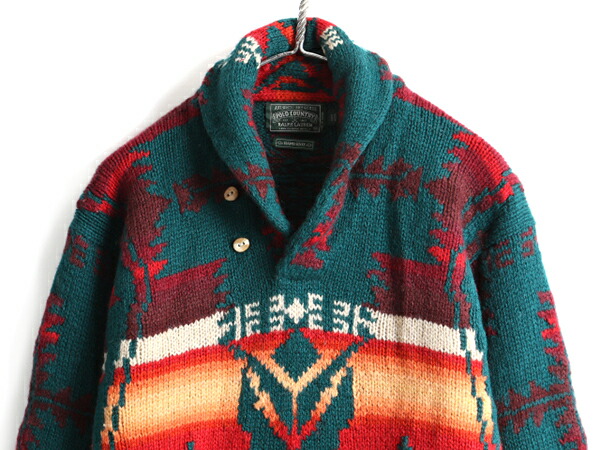 楽天市場】手編み 80's □ ポロカントリー ラルフローレン ネイティブ