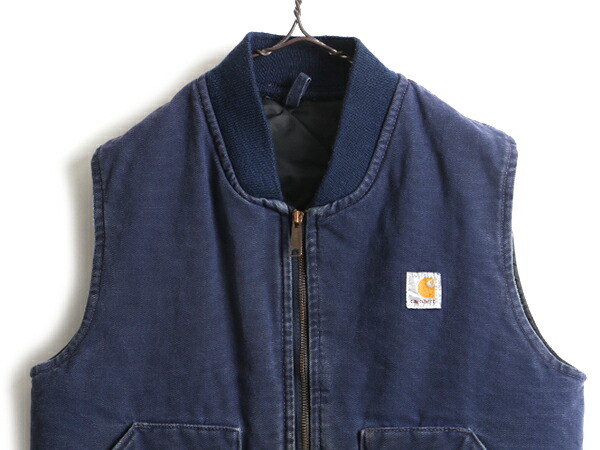 楽天市場】90's USA製 オールド □ カーハート 中綿 ダック ベスト