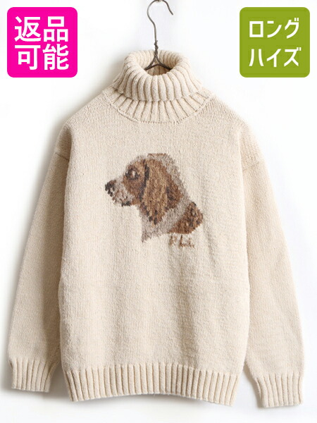 楽天市場】手編み 90s □ LAUREN ラルフローレン ドッグ 犬 ハンド