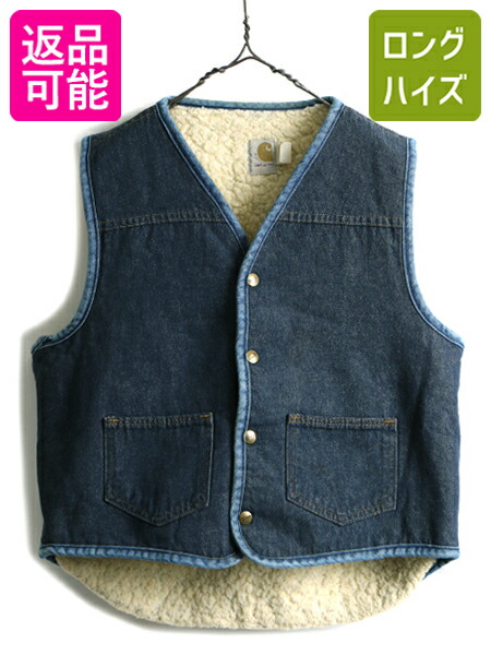 楽天市場】濃紺 70s USA製 □ カーハート 裏 ボア ライナー付き デニム