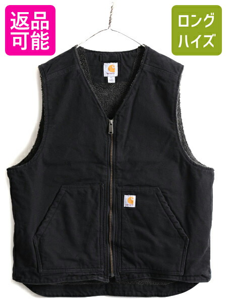 楽天市場】US企画 人気 黒 □ カーハート 裏 ボア パイル フリース