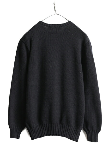 楽天市場】90s □ ポロ ラルフローレン コットン ニット セーター 黒