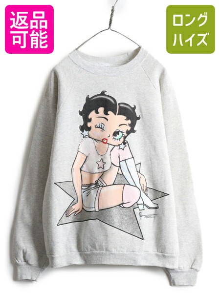 楽天市場】90s □ ベティ ブープ プリント スウェット ( メンズ