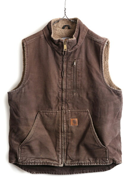 楽天市場】US企画 □ カーハート モックネック 裏 ボア ダック ベスト