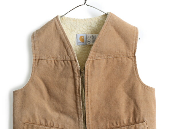 楽天市場】80s 90s USA製 カーハート 裏 ボア ダック ベスト メンズ M