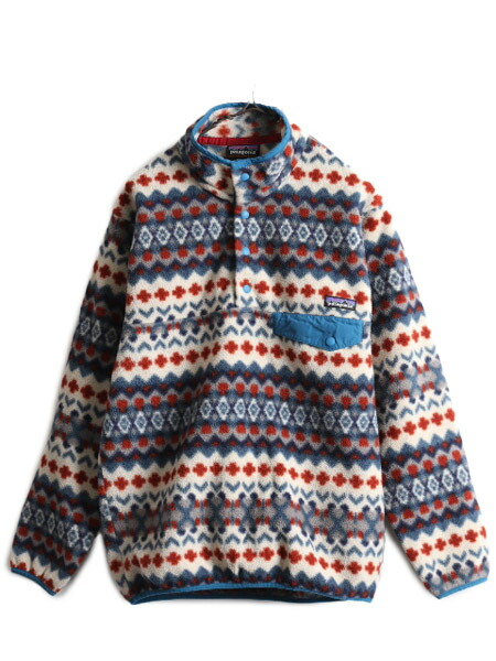 楽天市場】15年製 パタゴニア 総柄 シンチラ スナップT メンズ S 古着